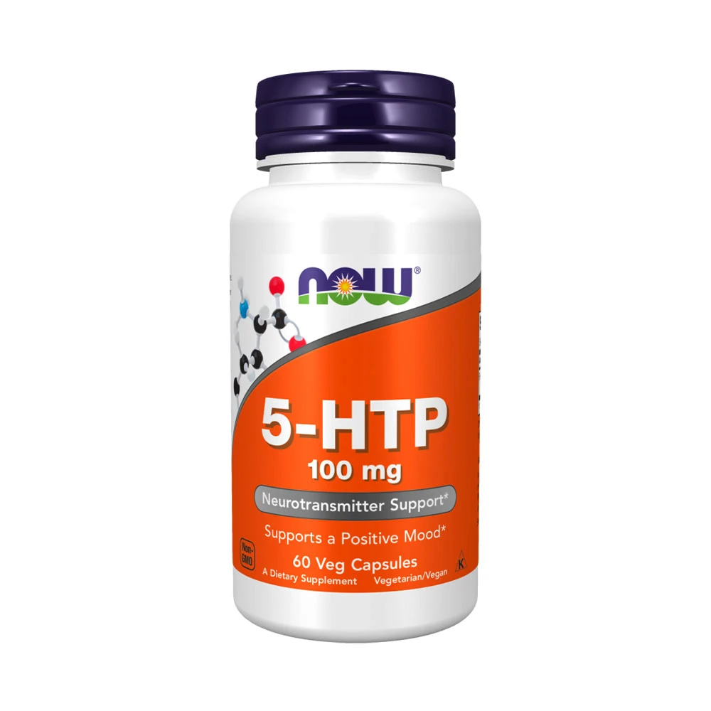Now 5-HTP 100mg 60 Veg Cápsulas